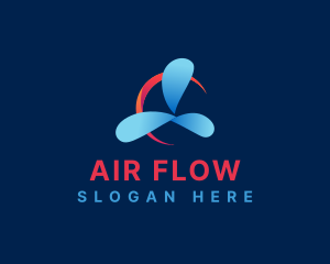 Air Propeller Fan  logo design