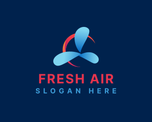 Air Propeller Fan  logo design