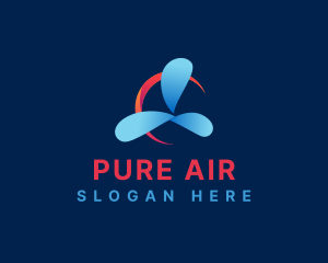 Air Propeller Fan  logo design