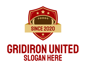 Gridiron American Football Team logo design