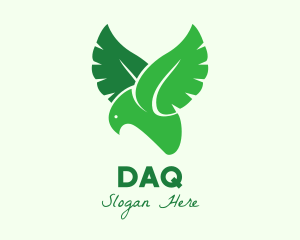 Forest Bird - Green Eco Bird logo design