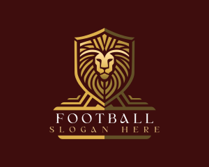 Lion Shield Crest Logo