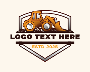 Heavy Machinery - Loader Contractor Builder logo design