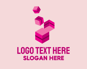 Isometric Building Block Logo