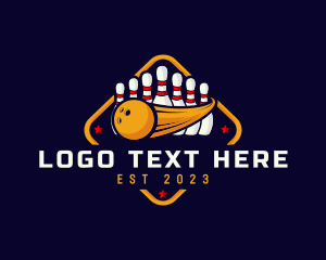 Bowling - Bowling Athletic Sports logo design