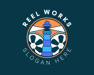 Lighthouse Reel Production logo design