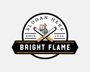 Lighter - Cigarette Vice Lighter logo design