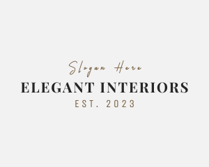 Luxury Fashion Enterprise logo design