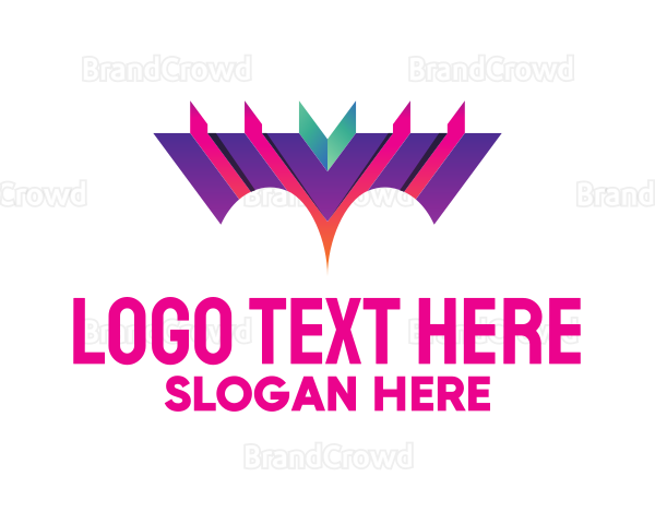 Gradient Bat Technology Logo