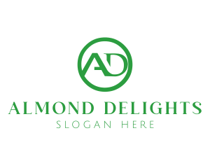 Professional Monogram Letter AD logo design