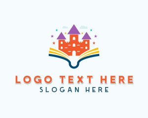 Castle - Castle Book Learning logo design