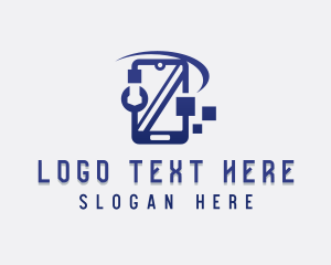 Technician - Repair Tech Mobile logo design