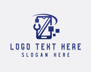 Mobile Phone - Repair Tech Mobile logo design