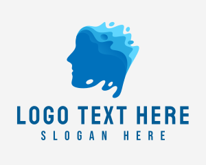 Cognitive Therapy - Human Water Mental Health logo design