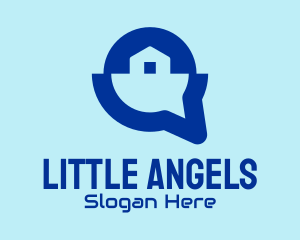 Mortgage - Blue House Listing App logo design