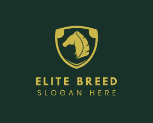 Shield Horse Stable logo design