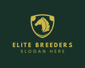 Shield Horse Stable logo design