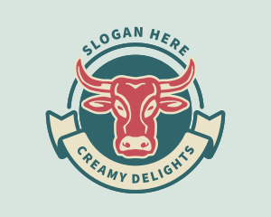 Dairy - Cow Meat Dairy logo design