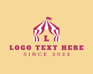 Theater Companies - Circus Carnival Tent Fair logo design