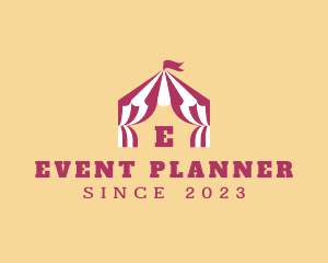Indoor Playground - Circus Carnival Tent Fair logo design