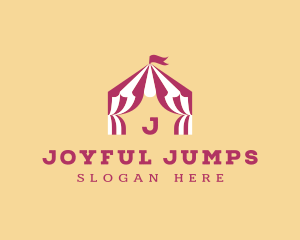 Circus Carnival Tent Fair logo design