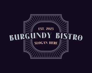 Bistro Style Badge logo design