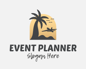 Island - Tropical Beach Travel logo design