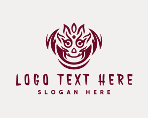 Streetwear - Demon Skull Apparel logo design