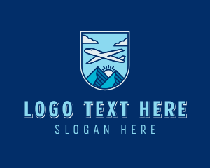 Logistics - Airplane Flight Travel logo design