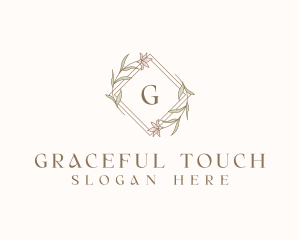 Floral Event Elegant logo design