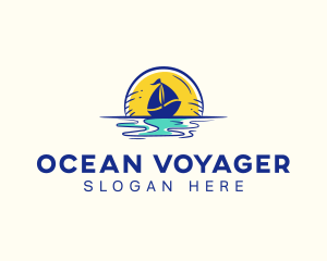 Seafarer - Sea Sailing Boat logo design