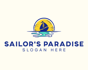 Boat - Sea Sailing Boat logo design