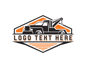 Freight - Vehicle Truck Towing logo design