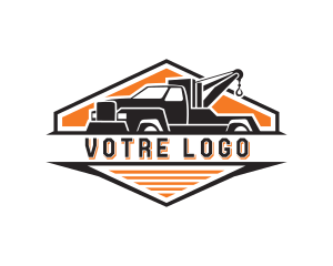 Vehicle Truck Towing Logo