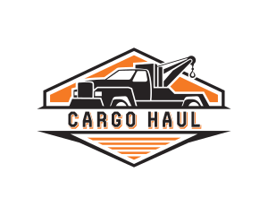 Vehicle Truck Towing logo design