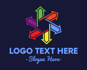 Export - Colorful Direction Community logo design