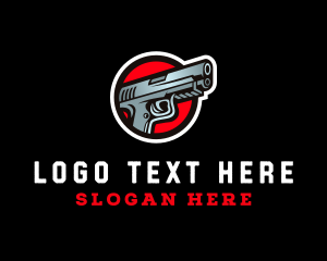 Police - Police Pistol Gun logo design