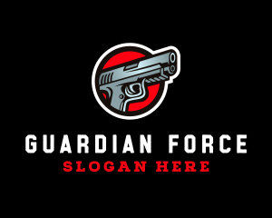 Police - Police Pistol Gun logo design