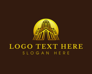 Heritage - Church Cathedral Landmark logo design