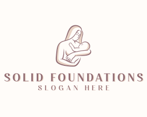 Mother Baby Pediatrician Logo
