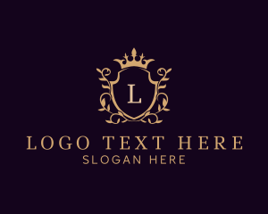 Shield - Luxury Shield Crown logo design