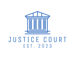 Court - Greek Legal Court logo design