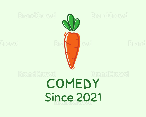 Carrot Vegetable Produce Logo