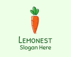 Carrot Vegetable Produce Logo