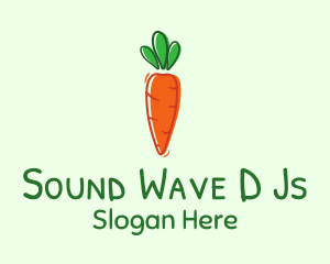 Carrot Vegetable Produce Logo