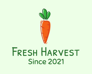 Produce - Carrot Vegetable Produce logo design