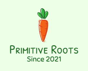 Carrot Vegetable Produce logo design