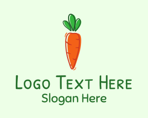 Carrot Vegetable Produce Logo