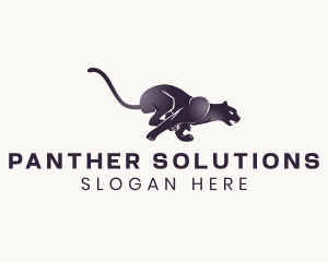 Panther - Gradient Animal Panther logo design