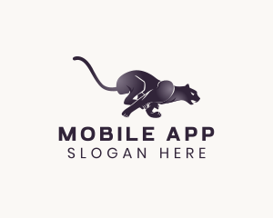 Cougar - Gradient Animal Panther logo design